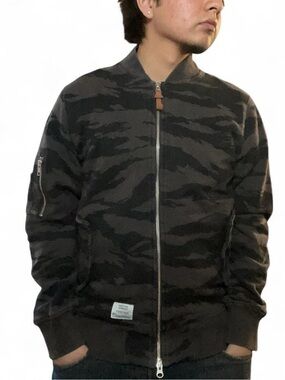 Undefeated Combat Terry MA1 Tiger Stripe Camo Bomber Jacket‎